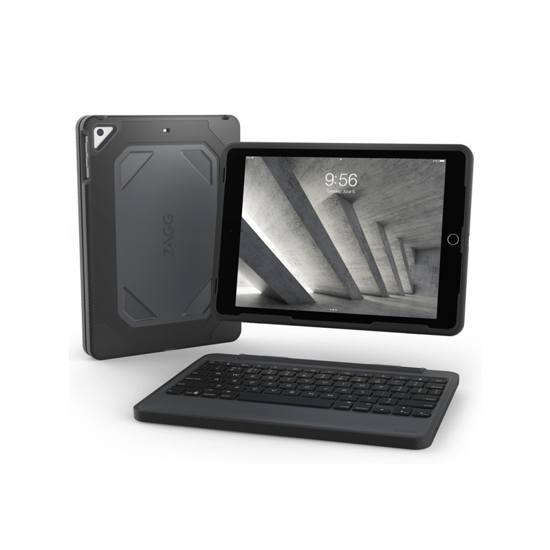 ZAGG Rugged Bluetooth Case AZERTY iPad / 2 / Pro 9.7 zwart