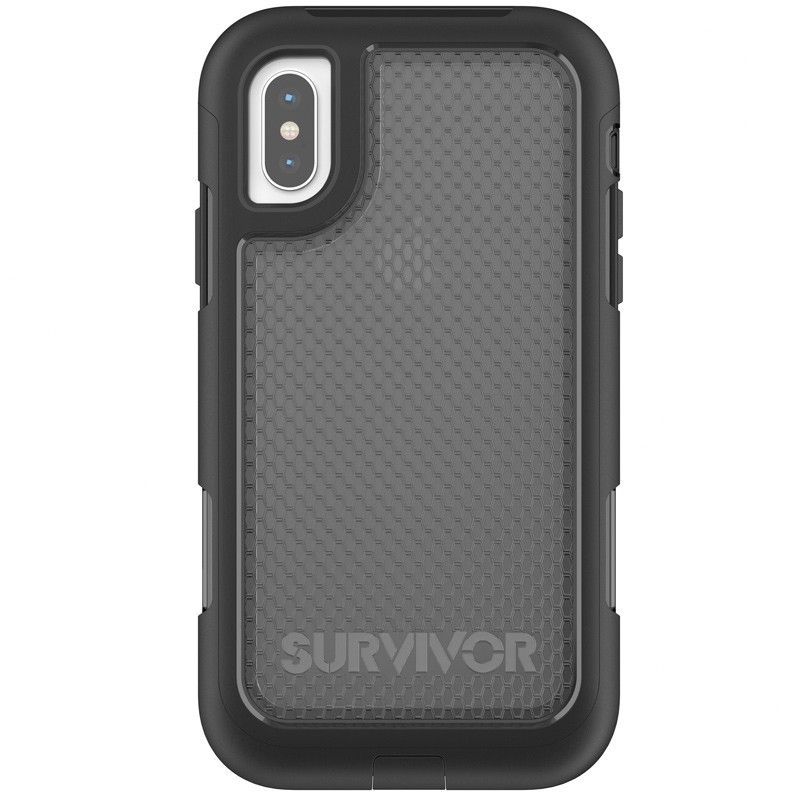Sympathiek top was Griffin Survivor Extreme iPhone X / XS hoesje zwart