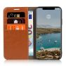 Casecentive Leren Wallet Luxe - Cover iPhone 11 - Marrone chiaro sticky